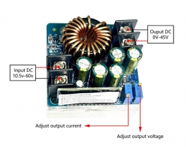 DC-DC 400W High Power Supply Step Down Module CVCC 10.5V-60V to 0-45V Buck Voltage Converter